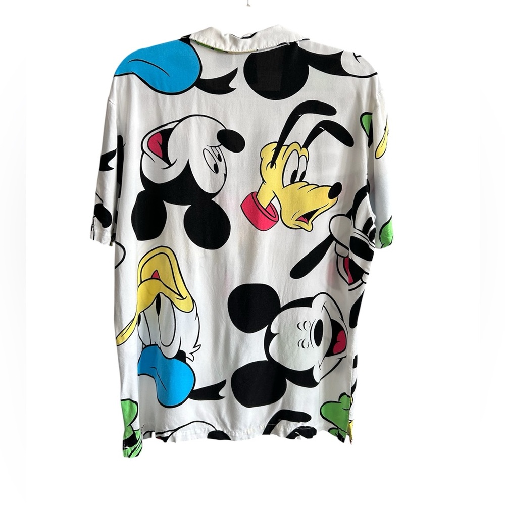 Disney Mickey Mouse and friends vintage camp shirt size Large - Picture 3 of 8
